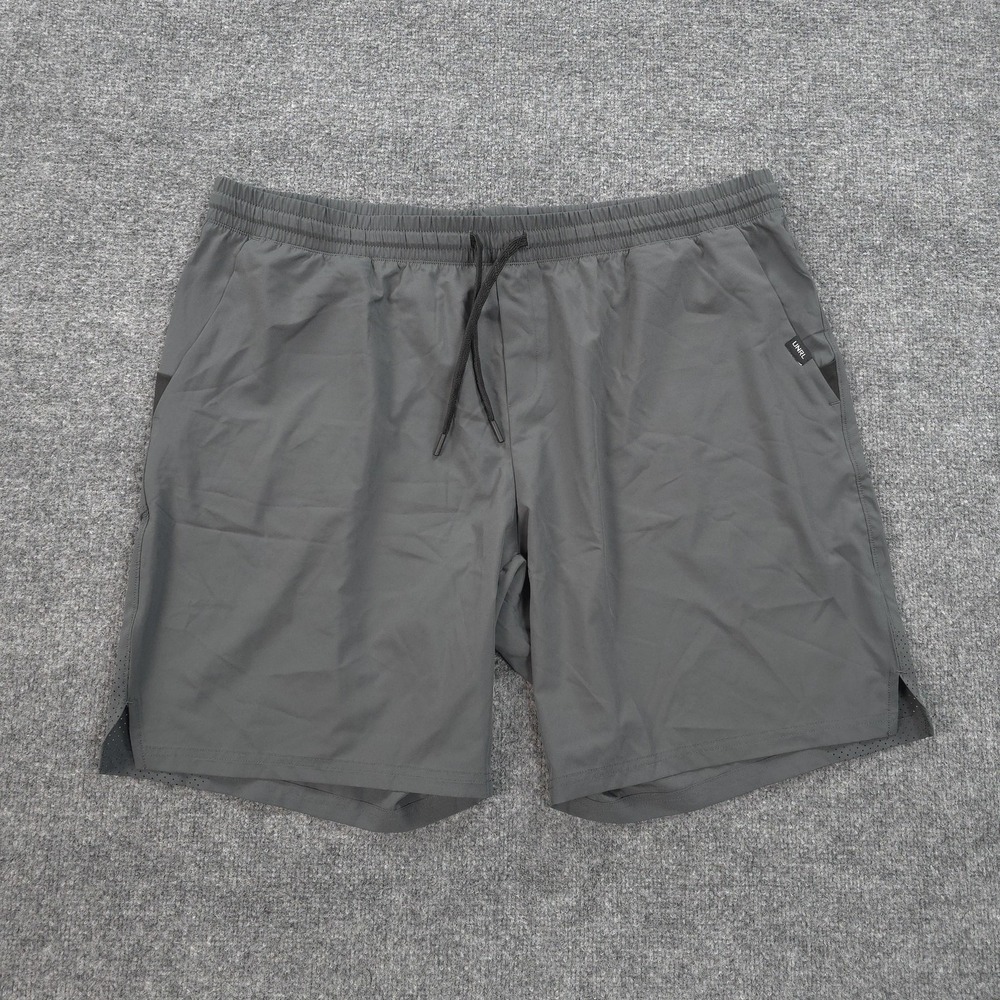 UNRL Shorts Mens 3XL Gray Stride Performance Stretch Run Gym Train Lightweight
